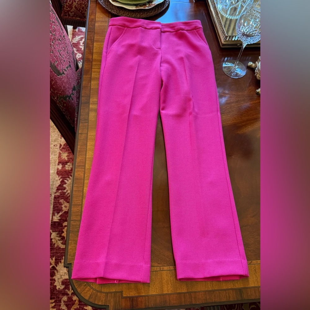 Trina Turk Pink Highland Park Pant Size 0.  New without tag